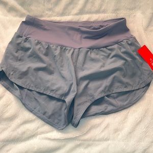 NWT Lululemon DUPE speed up shorts XL